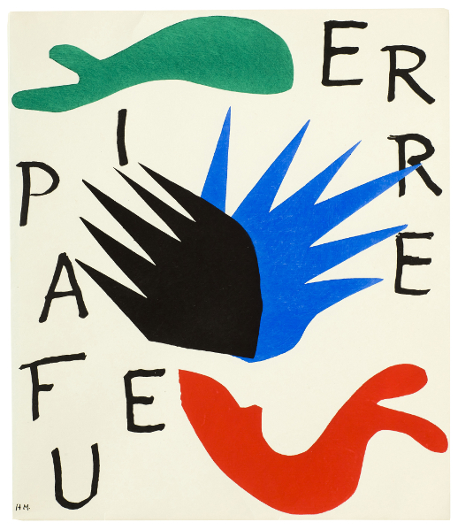 Tisser Matisse : Henri Matisse ,Pierre à feu. Les miroirs profonds - Maeght Editeur, Paris, 1947 - Musée départemental Matisse, Le Cateau-Cambrésis © Succession H. Matisse